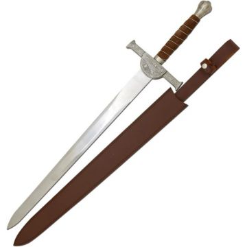 Medieval Warrior Scottish MacLeod Clan Broad Sword 42"